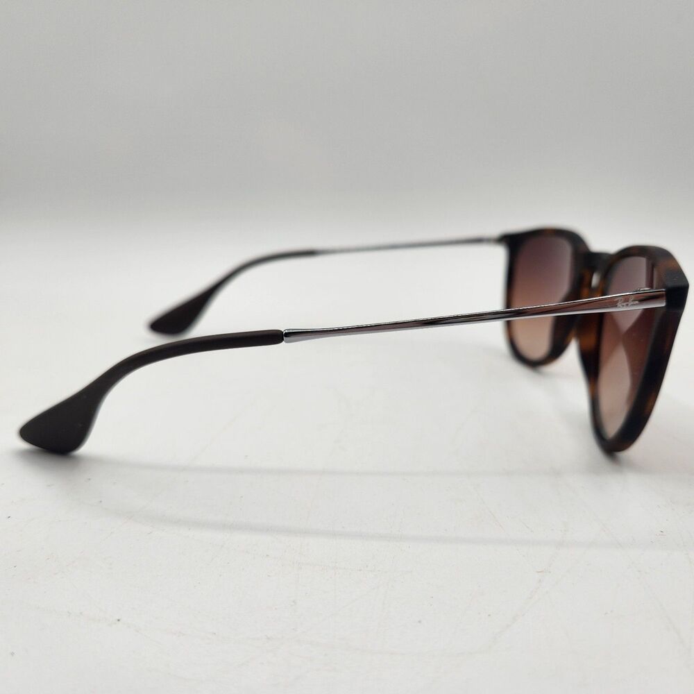 Ray-Ban Sunglasses RB4171 Erika Rubber Havana Brown Gradient Dark Brown Lens - Picture 9 of 16